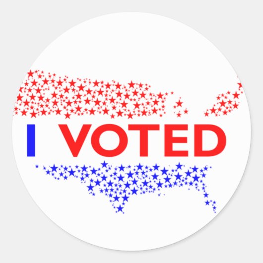 Ik heb voor de Amerikaanse circulaire Sticker gest (Voorkant)