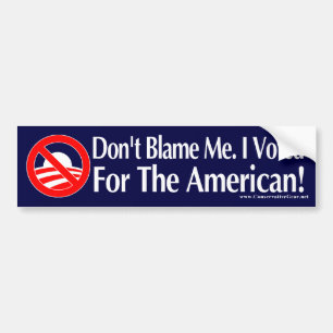 Ik heb voor de Amerikanen gestemd. Bumpersticker