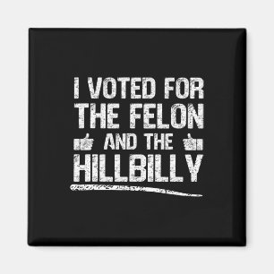 Ik heb voor de Felon en de Hillbilly Trump 2024 ge Magneet