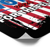 Ik heb voor de Felon gestemd; grappige Republikein Poster (Hoek)