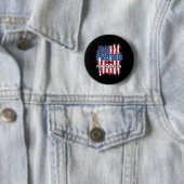 Ik heb voor de Felon gestemd; grappige Republikein Ronde Button 5,7 Cm (In situ)
