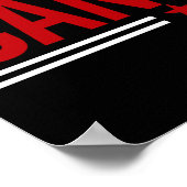 Ik heb voor de gekwalificeerde kandidaat gestemd. poster (Hoek)