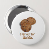 Ik heb voor de kerstman gezorgd..png ronde button 4,0 cm (Voorkant /achterkant)