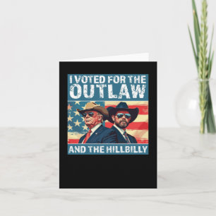 Ik heb voor de Outlaw and the Hillbilly gestemd - Kaart