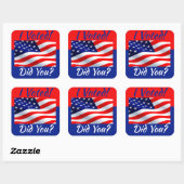 Ik heb voor de Sticker gestemd (Vel)