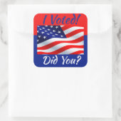 Ik heb voor de Sticker gestemd (Tas)