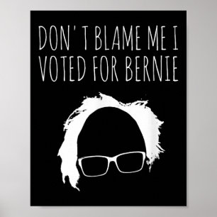 Ik heb voor het President van Bernie Sanders geste Poster