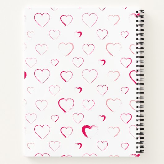 Ik heb voor je mijn hart gemaakt notitieboek (Achterkant)