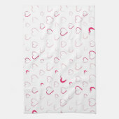 Ik heb voor je mijn hart gemaakt theedoek (Verticaal)