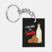 Ik heb voor Kerstmis vakantie familie uitgezet Sleutelhanger (Voorkant Links)