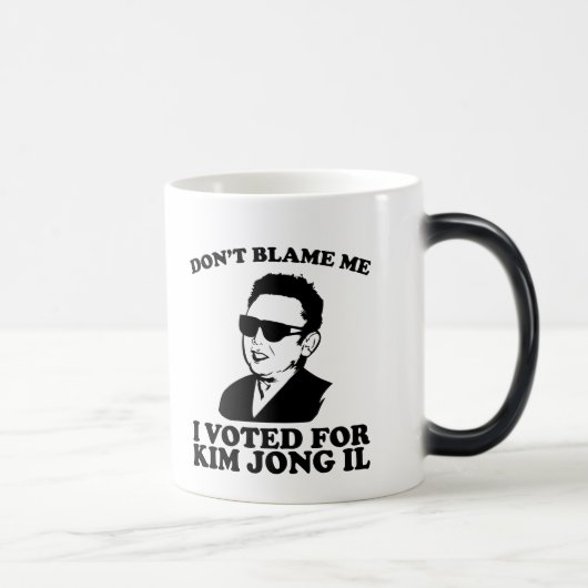 Ik heb voor Kim Jong Il Mok gestemd. (Rechts)