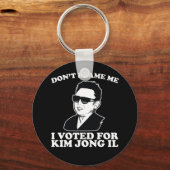 Ik heb voor Kim Jong Il Sleutelhanger gestemd. (Voorkant)