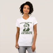 Ik heb voor Kim Jong Il T-Shirt gestemd. (Voorkant volledig)