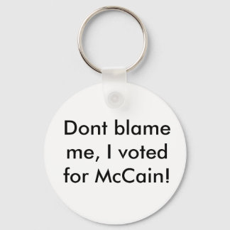 Ik heb voor McCain gestemd. Sleutelhanger