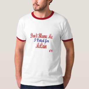 Ik heb voor McCain gestemd. T-shirt