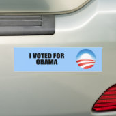 IK HEB VOOR OBAMA GESTEMD BUMPERSTICKER (Op auto)