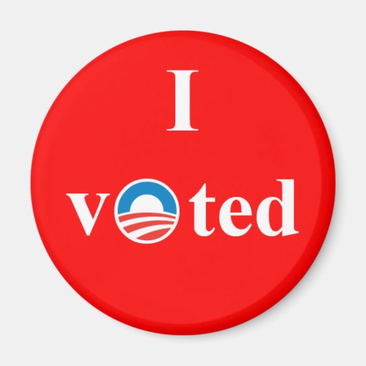 Ik heb voor Obama gestemd Magneet (Voorkant)