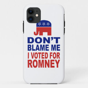 Ik heb voor Romney gestemd. iPhone 11 Hoesje