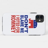 Ik heb voor Romney gestemd. Case-Mate iPhone Case (Achterkant (horizontaal))
