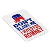 Ik heb voor Romney gestemd. Magneet (Rechterzijde)