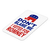 Ik heb voor Romney gestemd. Magneet (Linkerzijde)