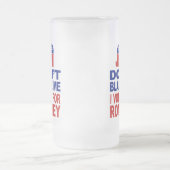 Ik heb voor Romney gestemd. Matglas Bierpul (Center)