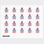 Ik heb voor Romney gestemd. Ronde Sticker (Vel)
