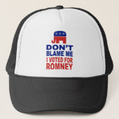 Ik heb voor Romney gestemd. Trucker Pet (Voorkant)