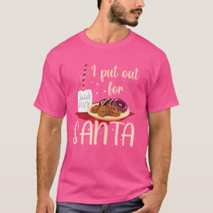 Ik heb voor Santa Funny Christmas Pun Adult Humo g T-shirt