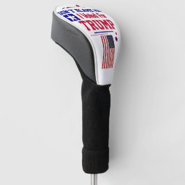 Ik heb voor Trump gestemd. Golfheadcover