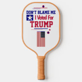 Ik heb voor Trump gestemd. Pickleball Paddle (Voorkant)