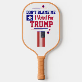 Ik heb voor Trump gestemd. Pickleball Paddle