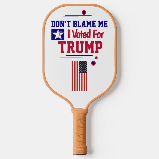 Ik heb voor Trump gestemd. Pickleball Paddle (Voorkant)