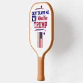 Ik heb voor Trump gestemd. Pickleball Paddle (Links)