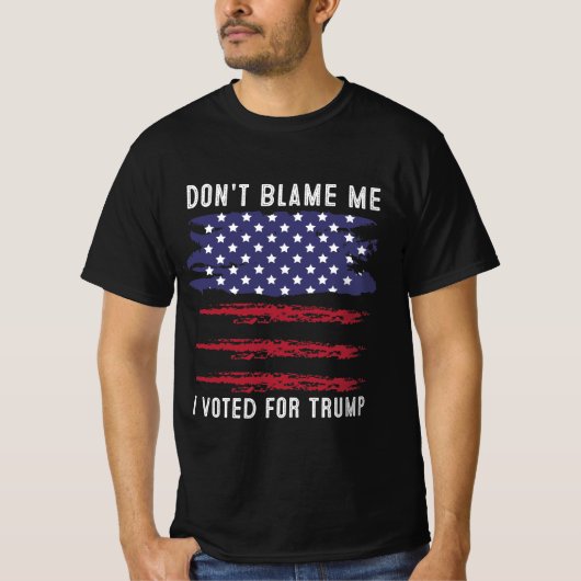 Ik heb voor Trump gestemd. T-shirt (Voorkant)