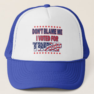 Ik heb voor Trump gestemd Trucker Pet