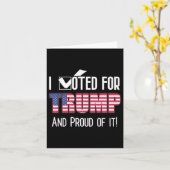 Ik heb voor Trump Patriottische Vlag Patriot Ameri Kaart (Gele Bloem)