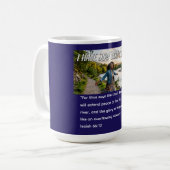 Ik heb vreugde als een rivier koffiemok (Voorkant links)