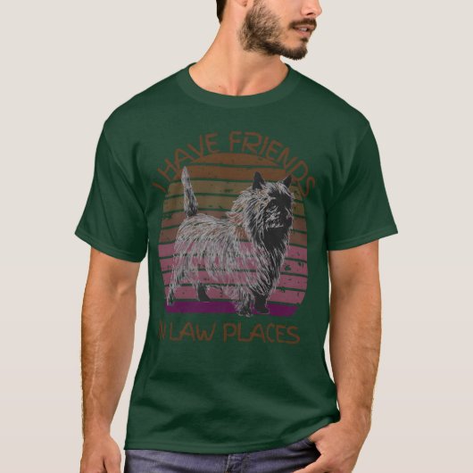 Ik heb vrienden in de vintage t-shirt (Voorkant)