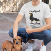 Ik heb vrienden in Low Places Dachshund dog T-shirt