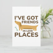 Ik heb vrienden op kleine plekken bedankkaart (Staand voorkant)