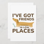 Ik heb vrienden op kleine plekken bedankkaart (Voorkant / Achterkant)
