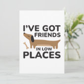 Ik heb vrienden op kleine plekken bedankkaart (Staand voorkant)