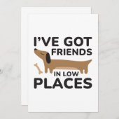 Ik heb vrienden op kleine plekken bedankkaart (Voorkant / Achterkant)