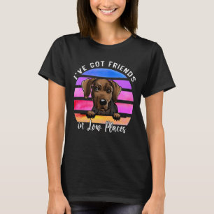 Ik heb vrienden op kleine plekken in Servische hon T-shirt
