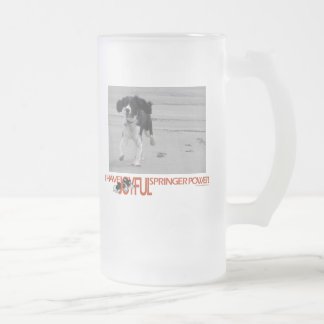 Ik heb vrolijke SPRITEmacht die met Foto wordt aan Matglas Bierpul