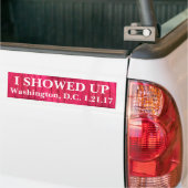 Ik heb Washington D.C. opgezocht. Bumpersticker (Op Truck)