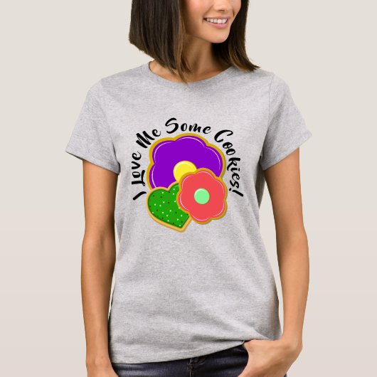 Ik heb wat koekjes. t-shirt (Voorkant)