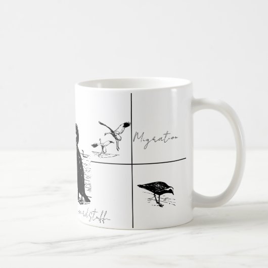 Ik heb wat rare dingen gezien - vogels koffiemok (Rechts)