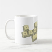 "Ik heb wat ruimte nodig" (grote) Mok (Links)